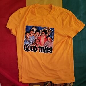 Good Times Graphic T-Shirt - Yellow